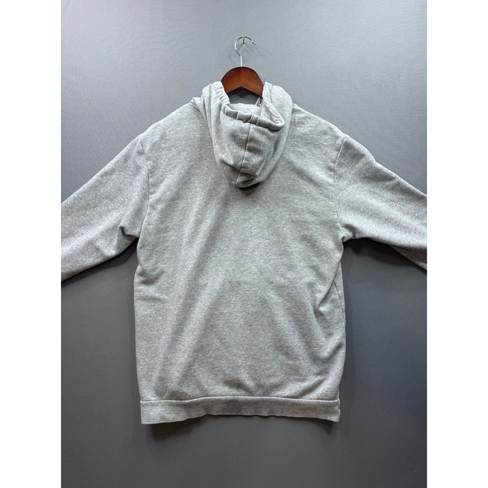 Adidas Gray Hoodie Sweatshirt Pullover Hooded Casual Athletic Mens‎ Size M - Picture 8 of 10